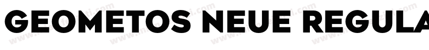 Geometos Neue Regula字体转换